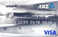 Image of ANZ Rewards Platinum credit card